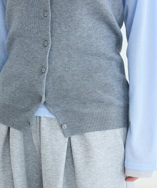 CRAFT STANDARD BOUTIQUE ホルターネックニットベスト Gray Mixture