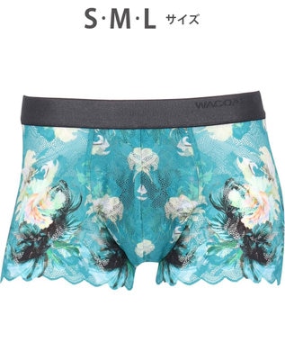 WACOAL MEN WACOAL MEN ボクサーパンツ 【レースボクサー】 フロント快適グラマラス 通気性 前閉じ 下着 メンズ WT3827 /ワコールメン