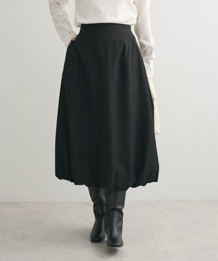 Green Parks ミディ丈バルーンスカート Black