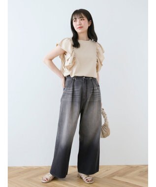 Green Parks ・ＥＬＥＮＣＡＲＥ　ＤＵＥグラデーションデニムパンツ Gray Mixture