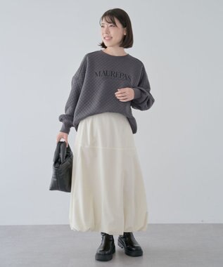 Green Parks ミディ丈バルーンスカート Black