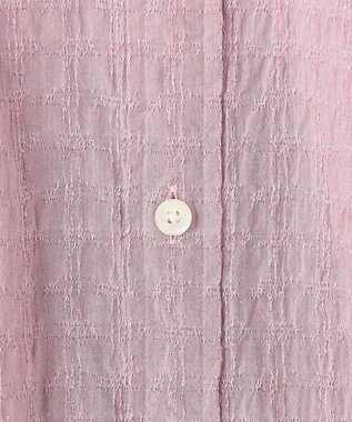 JOSEPH HOMME 新柄【オリジナル素材】ラティスジャガードストレッチ　ウィングカラーシャツ ピンク系