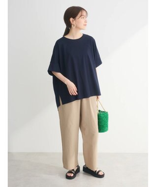 Green Parks イージーサイドラインパンツ Beige