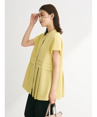 Green Parks プリーツヘムタックチュニック Yellow