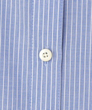 J.PRESS LADIES L 【WEB限定カラーあり・2way】エステネージュ TYPEWRITER STRIPE シャツ サックスストライプ系