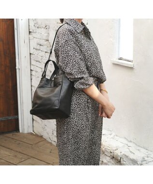 Regalo Felice 【本牛革 / デイリーに使いやすい】2wayトート / REGALO BK(ブラック）