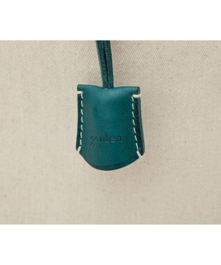 genten サスカットバスケット ショルダーバッグ ブルーグリーン