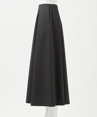 23区 【エステータ】CANONICO カバートクロス スカート チャコールグレー