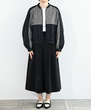 FORFORMO Ruffle Collar Blouson ラッフルカラーブルゾン グレー