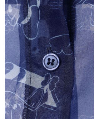 AMERICAN HOLIC 総柄シアーショート丈シャツ／Ｄｉｓｎｅｙ Navy