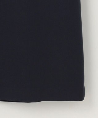 組曲 L 【KUMIKYOKU NAVY】コンフォータブルドレープ レース襟ワンピース ネイビー系