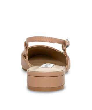 STEVE MADDEN BELINDA バイカラーフラットパンプス タン