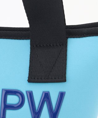 PW CIRCULUS 【新サイズ / 小さくなってもっと使いやすく！】【UNISEX】PW ロゴカートバッグ ゴルフ スカイブルー系
