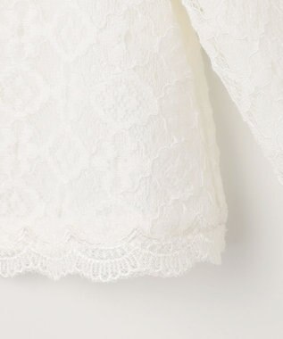 組曲 KIDS 【150-170㎝】レーシージャケット＆ワンピース セット ネイビー系