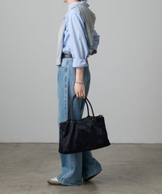 russet ナイロン三層2WAYトートバッグ(CE-1586) Black/Navy