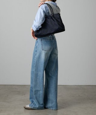 russet ナイロン三層2WAYトートバッグ(CE-1586) Black/Navy