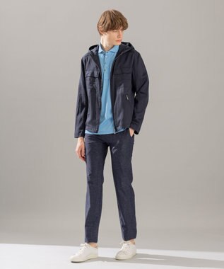 JOSEPH HOMME アイスコットンカノコ  ポロ ターコイズブルー系