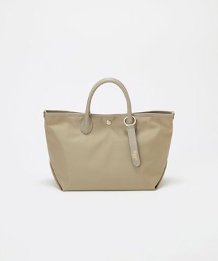 TOPKAPI 【Breath TOPKAPI】ナイロン レザーハンドル シンプル ミニ トートバッグ / 軽量 グレージュ