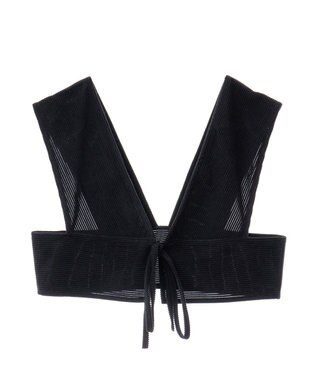 CRAFT STANDARD BOUTIQUE 2WAYカットコーデュロイビスチェ Black