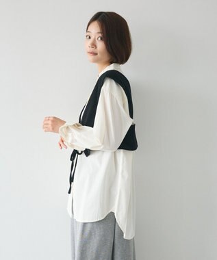 CRAFT STANDARD BOUTIQUE 2WAYカットコーデュロイビスチェ Black