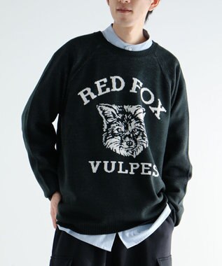 CRAFT STANDARD BOUTIQUE 【ユニセックス】アニマルジャガードニット Black