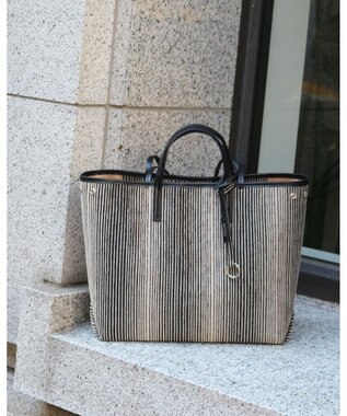 MORROW by thank 【A4サイズ収納可/軽量】VIVIAN OBLONG ミックスストライプ