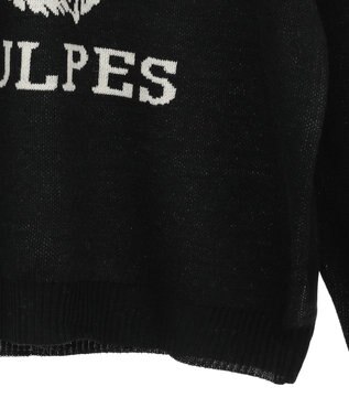 CRAFT STANDARD BOUTIQUE 【ユニセックス】アニマルジャガードニット Black