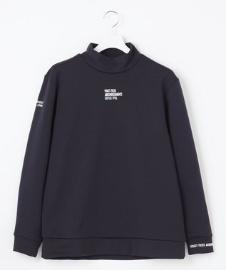 23区GOLF 【MEN】ストレッチ裏フリース モックネック ネイビー系