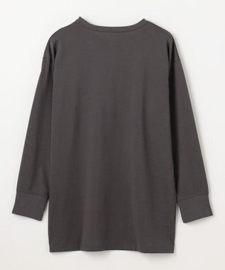 ANY ロゴロングスリーブTシャツ スレート