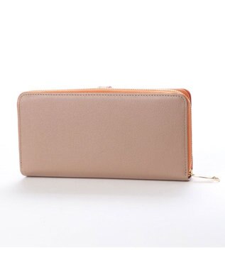 CLATHAS ブラン ラウンドファスナー長財布 ベージュ