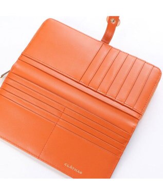 CLATHAS ブラン ラウンドファスナー長財布 ベージュ