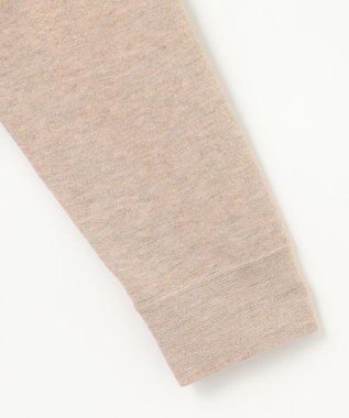 J.PRESS LADIES L 【洗える】スパーク ニット パーカー ベージュ系