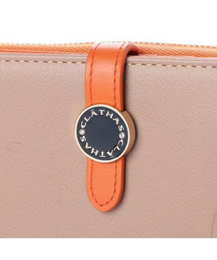 CLATHAS ブラン ラウンドファスナー長財布 ベージュ