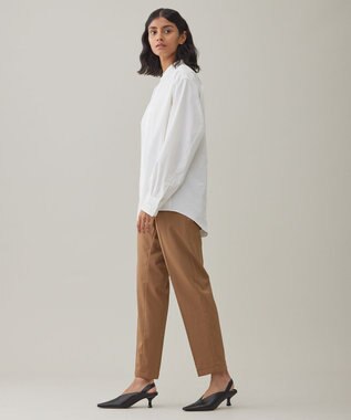 UNFILO MENS コンフォート バンドカラーシャツ  [24年秋冬商品] オフ