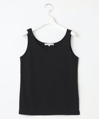 23区 L 【洗える】ヘルシーインナー タンクトップ ブラック系