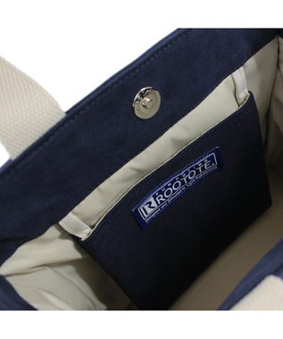 ROOTOTE 1413【無地＆ボーダー】/ NA.スクエア2way.テンジク-B 02：ネイビー