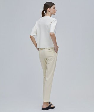 BEIGE， LAURA / 半袖ニットトップス Ecru