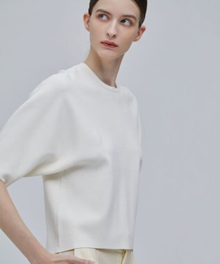 BEIGE， LAURA / 半袖ニットトップス Ecru