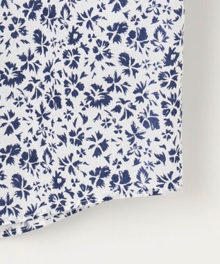 JOSEPH ABBOUD 【サスティナブル】コットンリヨセルリネンフラワープリント シャツ ネイビー系5