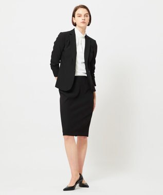 BEIGE， 【洗える】LUIZA / テーラードジャケット Black