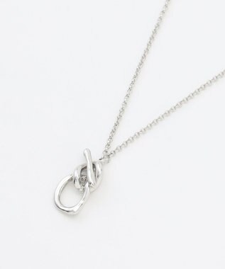 J.PRESS LADIES マンテル ショート ネックレス シルバー系