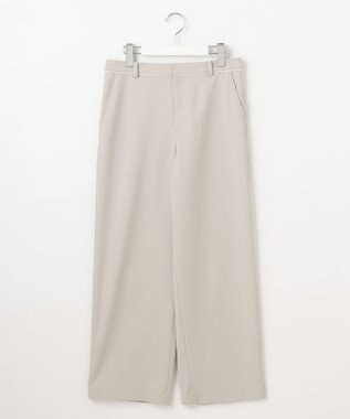 J.PRESS LADIES 【洗える】Crispyツイル ストレート パンツ ベージュ系