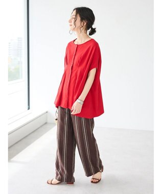 CRAFT STANDARD BOUTIQUE 前後2WAYタックプルオーバー Red