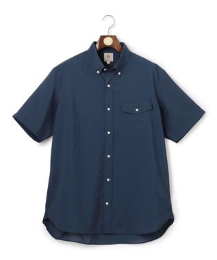 J.PRESS MEN 【KING SIZE】【遮熱 / 高通気性】ハケメパッチフラップ 半袖シャツ / B.D.
