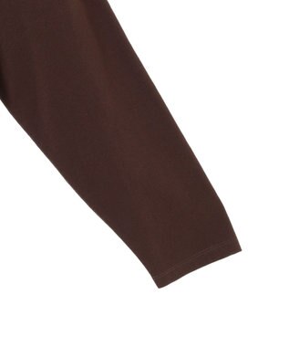 earth music&ecology ラウンドルーズロンＴ Brown