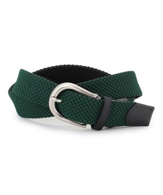 J.PRESS MEN 【WEB・一部店舗限定】リバーシブル ゴムメッシュベルト ブラック系