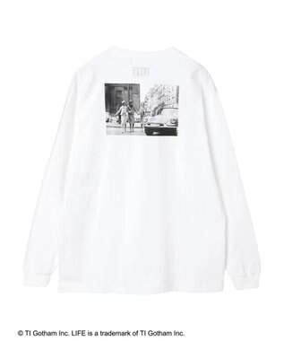 Green Parks ＬＩＦＥ　フォトプリントロングＴシャツ Black