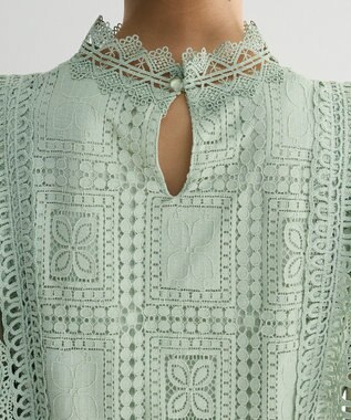 Green Parks ・Ｐｅｔｉｔ　Ｆｌｅｕｒ　イロイロレースブラウス Green