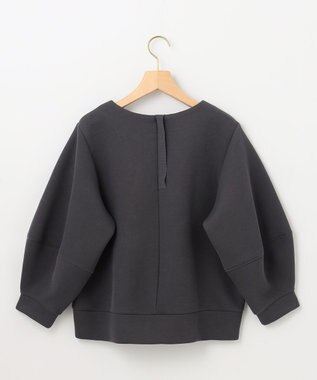 組曲 【WEB限定】パフスリーブ スウェットライクトップス グレー系
