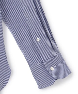 J.PRESS MEN 【PREMIUM PLEATS / 形態安定】PANAMAミニチェックシャツ/ B.D. ネイビー系3